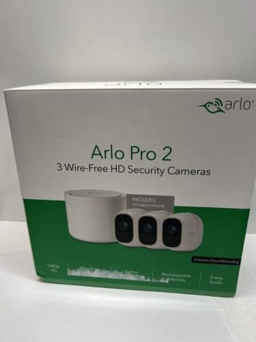 Arlo Pro 2 Security System Bundle 3 Pack Camera Vcs3000c 100nas 4089