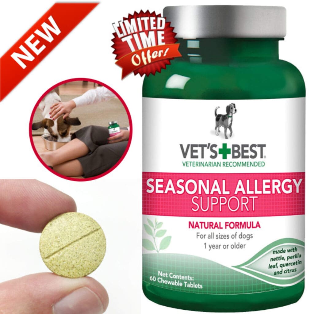 dog allergy medicine, , Vet’s Best Allergy Medicine for Dogs Itchy Skin