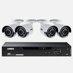 Lorex LHV5824KB 8 Channel DVR 2TB & 4 Bullet 4K Cameras 8MP