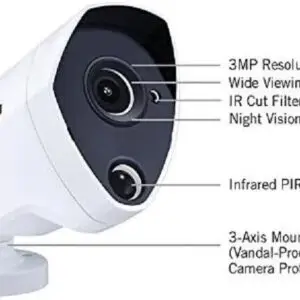 Night Owl HD surveillance camera 1080p security cam High-definition CCTV Night Owl CM-PTHD30W-BU-HIK BN camera