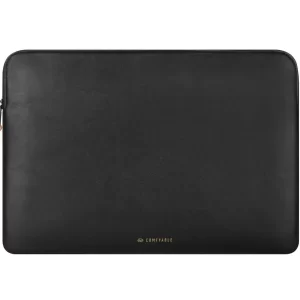 Comfyable Leather Laptop Sleeve Black