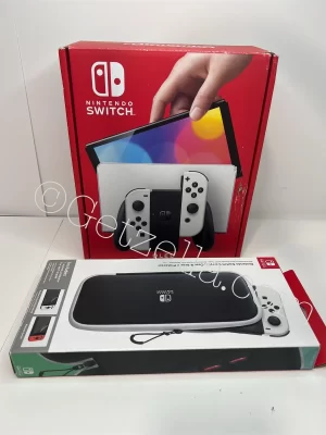 Nintendo Switch (OLED Model) with White Joy-Con Bundle