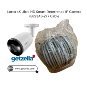 Lorex E893AB-Z, Lorex 4K security camera, smart deterrence camera​