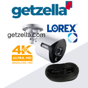 Lorex 4K Analog Add-On Bullet Security Camera with Color Night Vision