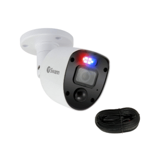 Swann SWDVK-SwannForce 1080p Full HD Flashing Lights Bullet Camera - White