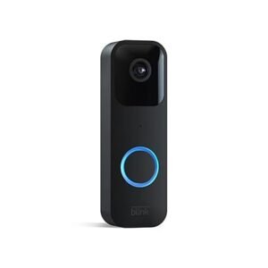 Blink Video Doorbell Black – 1440p HD Two-Way Audio