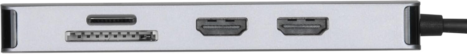 Targus USB-C Dual HDMI Travel Dock, Silver, DSU200TT - Image 5
