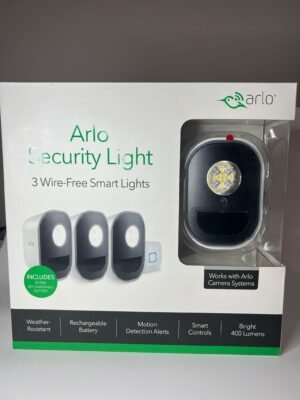 Arlo Security Light System with 3 Wire-Free Smart Lights (ALS1103)