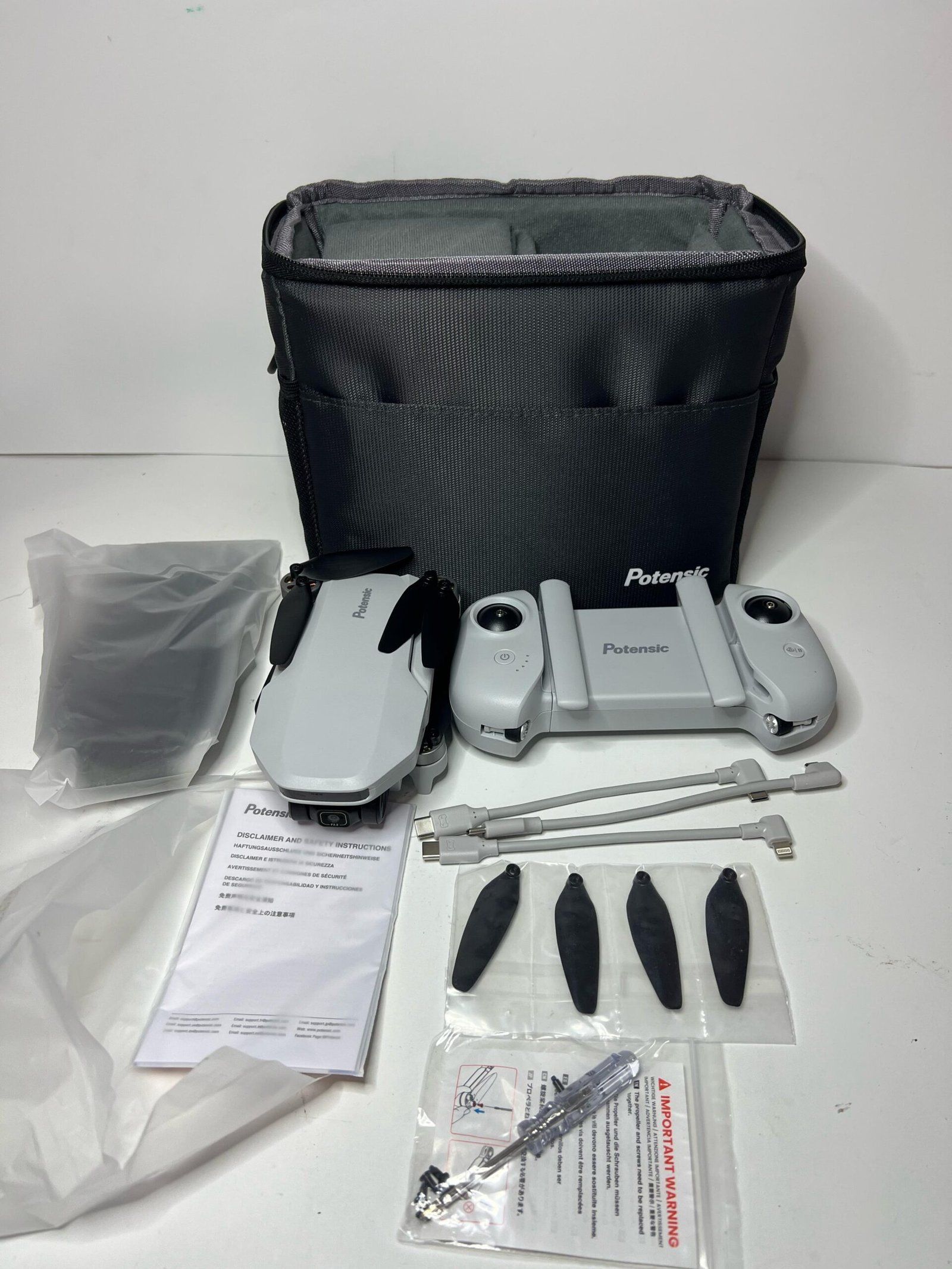 Potensic ATOM SE 4K GPS Drone (No Battery) - Lightweight Under 249g Foldable with EIS Camera