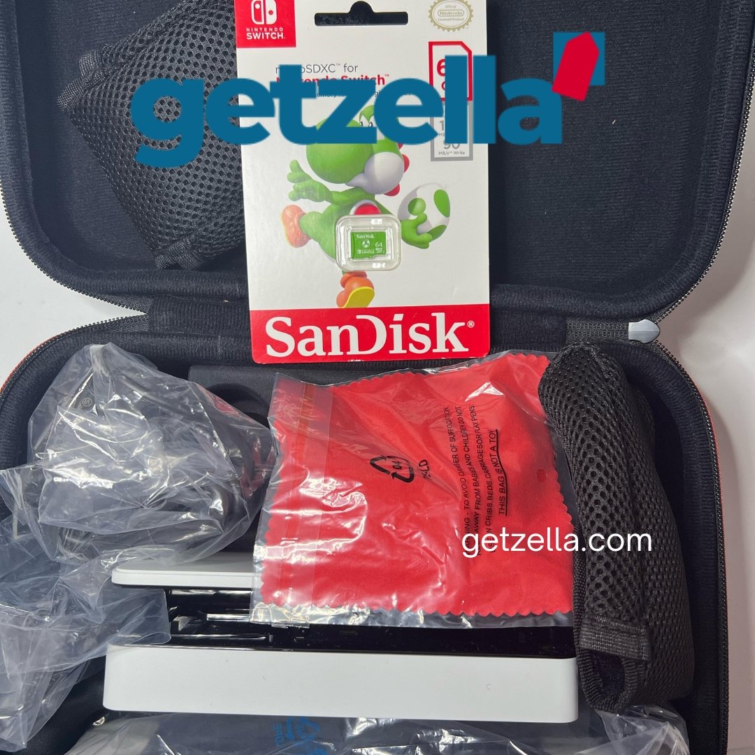 Nintendo Switch OLED Bundle with 64GB MicroSD - Image 6