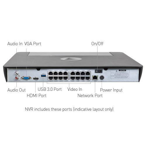 Swann 16-Channel 4K UHD PoE NVR Recorder with 3TB HDD - SRNVR-168580T-US - Image 2