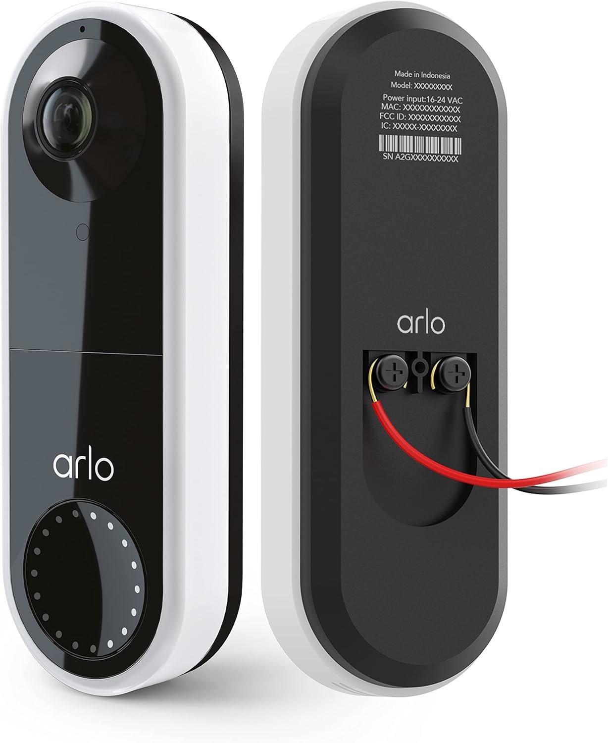 Arlo Essential Wired Video Doorbell – HD 180° View