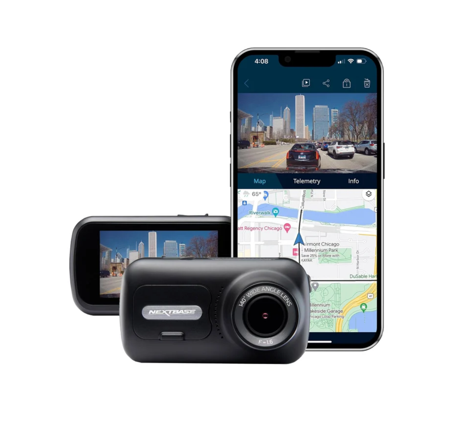 Nextbase 322GW Dash Cam Bundle – 1080p Front & Rear, SOS - Image 7