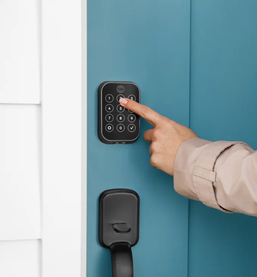 Yale Assure Lock 2 Plus with Wi-Fi and Apple Home Keys Black Suede