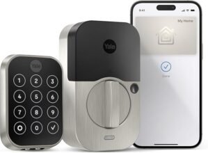 Yale Assure Lock 2 Plus WiFi Deadbolt – Satin Nickel Smart Keyless Entry with Apple Home Keys