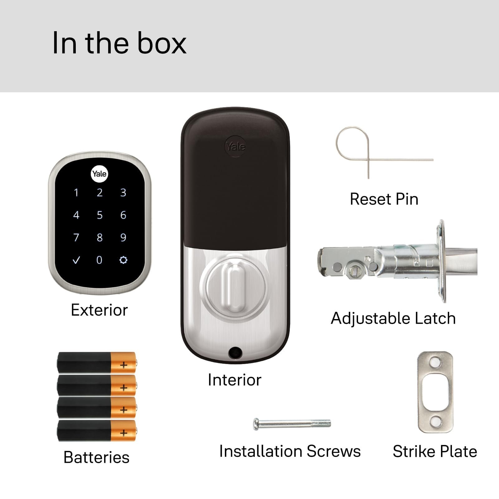 Yale Assure Lock SL Wi-Fi Key-Free Touchscreen Smart Deadbolt - Image 3