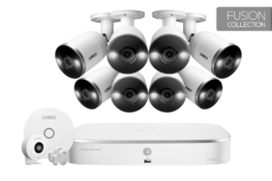 Lorex 4K Fusion Series 8-Channel NVR – Wired & Wi-Fi Smart Security
