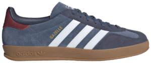 Authentic Adidas Gazelle Indoor 'Preloved Ink' men's sneakers size 6, with suede upper and gum sole, in original box.