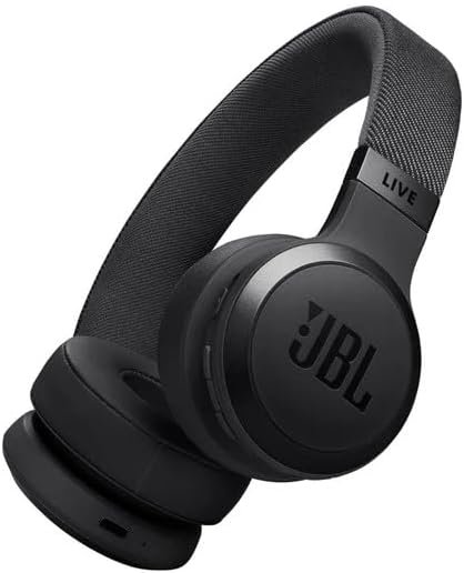JBL Live 675NC Wireless On-Ear Headphones – True Adaptive NC, 50Hr Battery, Black