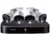 Lorex Wired 4K 8 Channel DVR System with 4 5MP Cameras, 2TB HDD, and Active Deterrence
