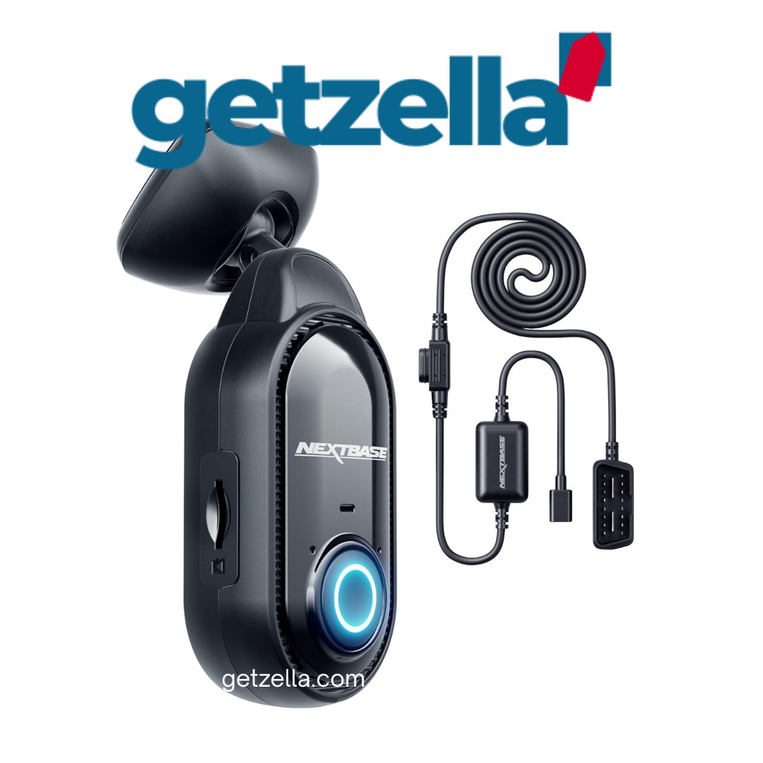 Nextbase Piqo 2K Dash Cam Bundle with Quick Connect Cable – Compact 1440p HD