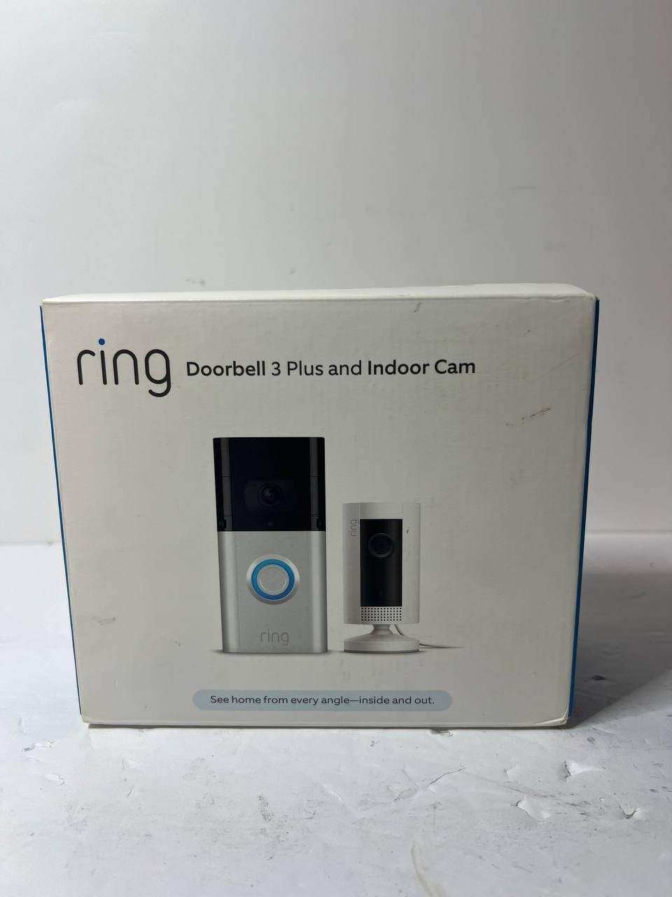 Ring Doorbell 3 Plus & Indoor Cam Bundle – 1080p HD Video Security