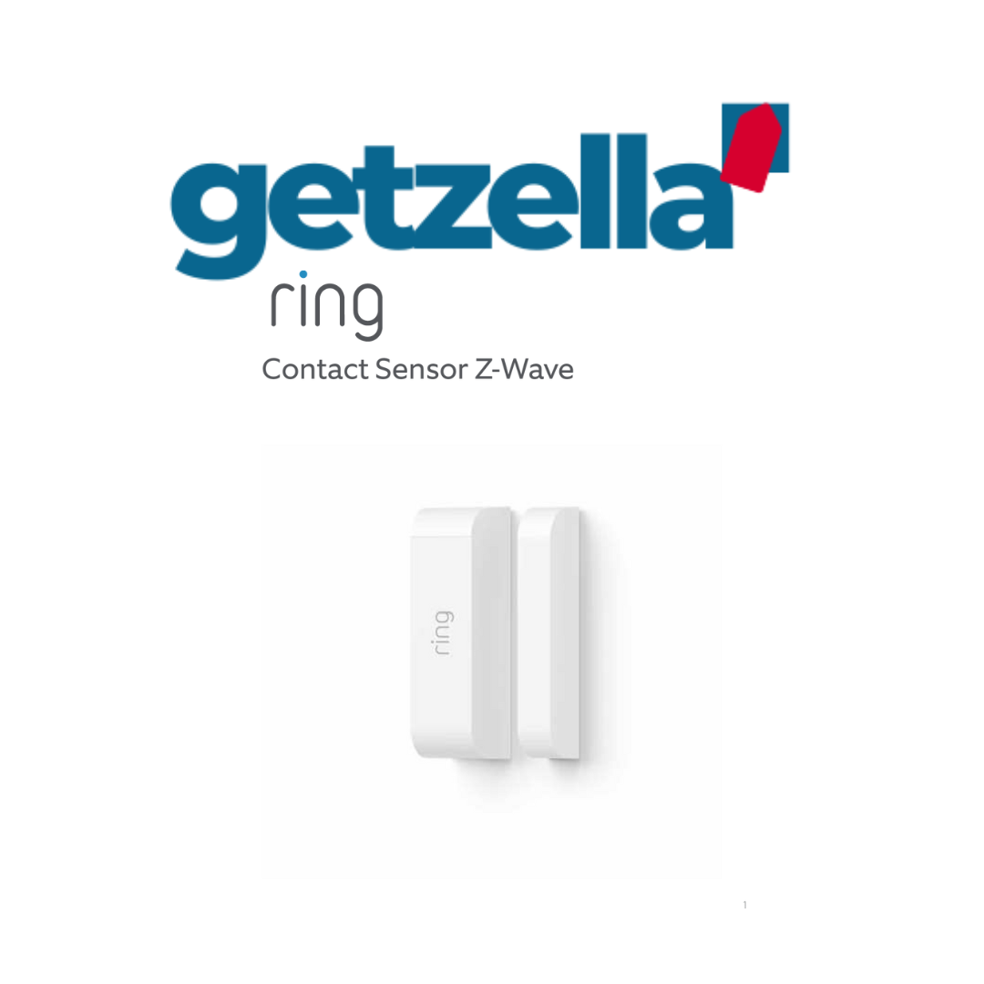 Ring Alarm Contact Sensor (1st Gen) 6-Pack - White, 4SD1S7-0EN0