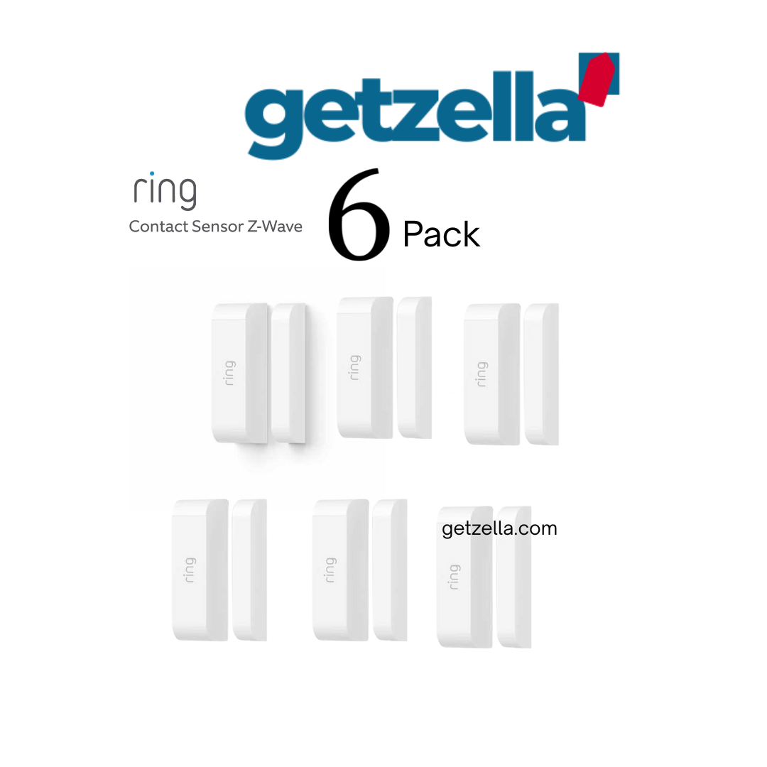 Ring Alarm Contact Sensor (1st Gen) 6-Pack – White, 4SD1S7-0EN0
